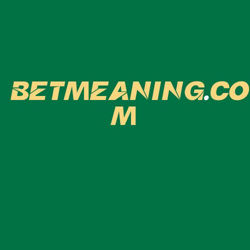 Logo da BETMEANING